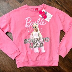 Barbie Pink Sweatshirt - Born to Lead NWT